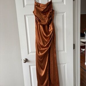 Birdy Grey Terracotta Rust Bridesmaid Dress